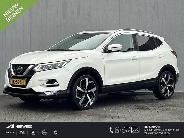 Wit Gebruikt 2018 Nissan Qashqai Tekna SUV | € 14.785 (Eerlijke prijs) - Afbeelding 1/4