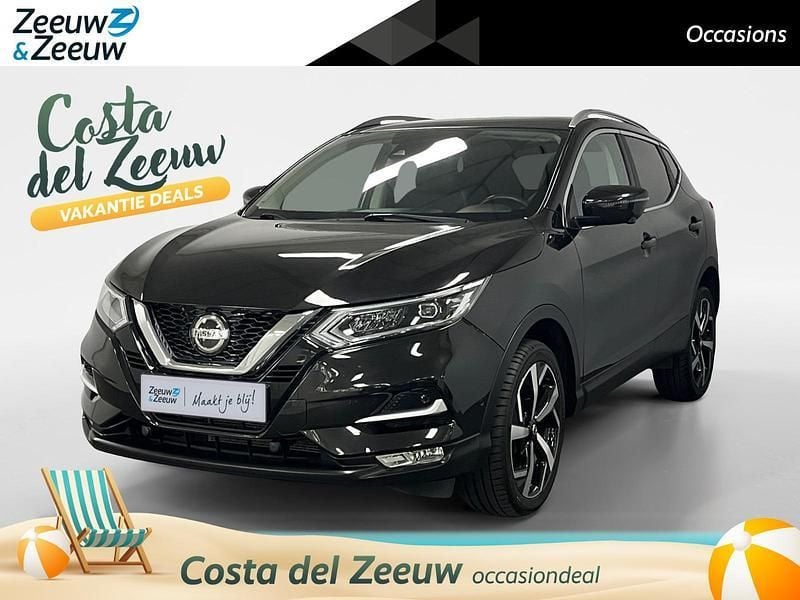 Zwart Gebruikt 2019 Nissan Qashqai Tekna+ SUV | € 18.935 (Eerlijke prijs) - Afbeelding 1/4