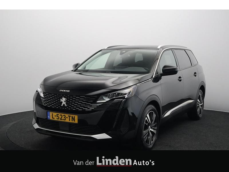Zwart Gebruikt 2021 Peugeot 5008 Allure MPV | € 25.345 (Eerlijke prijs) - Afbeelding 1/4