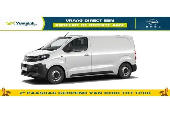 Wit Nieuw 2024 Opel Vivaro Comfort Van | € 30.399 (Eerlijke prijs) - Afbeelding 1/4