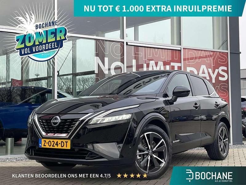 Zwart Gebruikt 2024 Nissan Qashqai Tekna SUV | € 33.900 (Goede deal) - Afbeelding 1/4