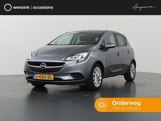 Grijs, metallic lak Gebruikt 2019 Opel Corsa Edition Hatchback | € 9.945 (Eerlijke prijs) - Afbeelding 1/4