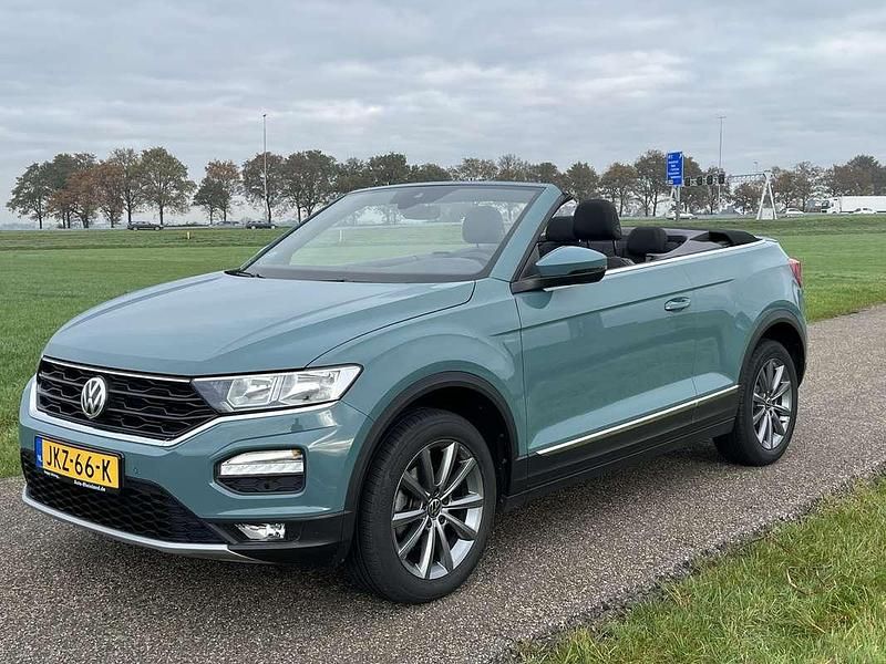 Groen Gebruikt 2020 VW T-Roc Cabriolet Style Cabriolet | € 20.750 (Super prijs) - Afbeelding 1/4