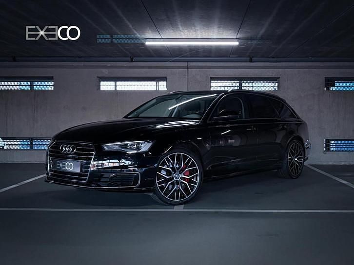 Zwart (metallic) Gebruikt 2016 Audi A6 Business Stationwagen | € 17.450 (Super prijs) - Afbeelding 1/4