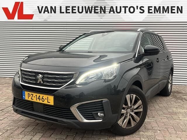 Zwart Gebruikt 2017 Peugeot 5008 Active SUV | € 10.948 (Iets duurder) - Afbeelding 1/4