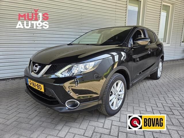 Zwart Gebruikt 2015 Nissan Qashqai SUV | € 13.495 (Goede deal) - Afbeelding 1/4