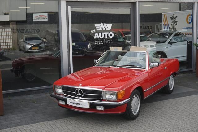 Rood Gebruikt 1986 Mercedes SL420 Cabriolet | € 94.950 - Afbeelding 1/4