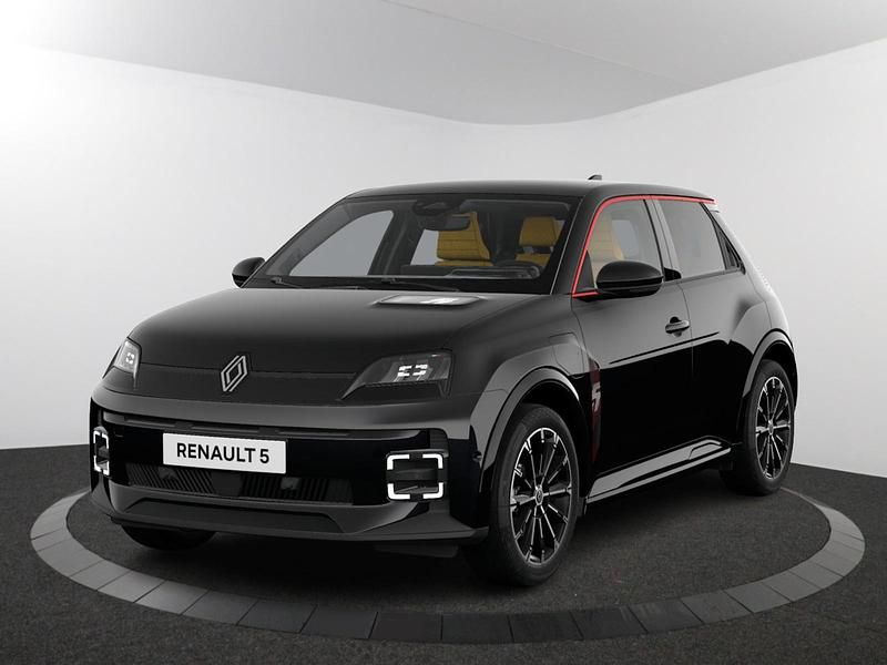 Zwart Nieuw 2025 Renault R5 Iconic Hatchback | € 28.363 (Super prijs) - Afbeelding 1/4