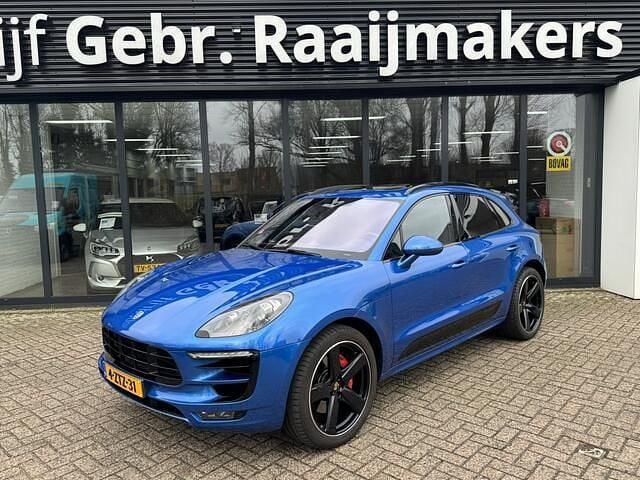 Blauw Occasion 2015 Porsche Macan Turbo SUV | € 22.900 (Super prijs) - Afbeelding 1/4