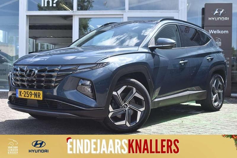 Teal blue (blauw metallic) Occasion 2021 Hyundai Tucson Premium SUV | € 29.950 (Duur) - Afbeelding 1/4