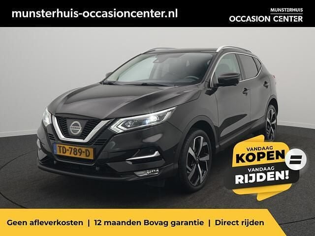 Zwart Gebruikt 2018 Nissan Qashqai Tekna+ SUV | € 22.750 (Iets duurder) - Afbeelding 1/4