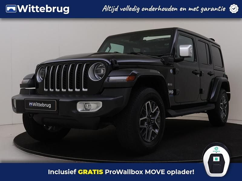 Zwart Gebruikt 2023 Jeep Wrangler Unlimited Sahara SUV | € 68.925 (Super prijs) - Afbeelding 1/3
