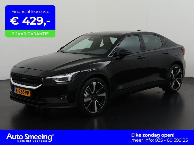 Zwart Gebruikt 2021 Polestar 2 Sedan | € 33.895 (Eerlijke prijs) - Afbeelding 1/4