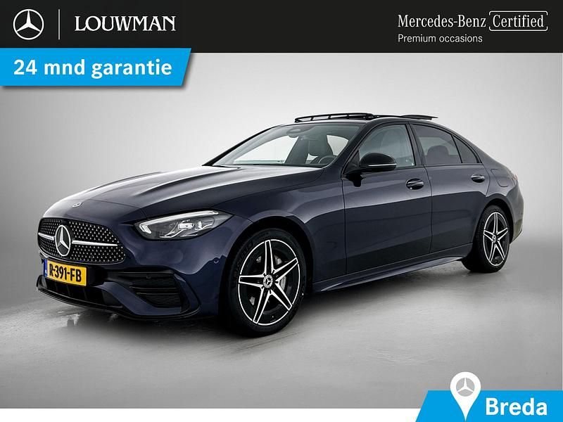 Blauw Occasion 2022 Mercedes C300e AMG Sedan | € 44.945 (Duur) - Afbeelding 1/4