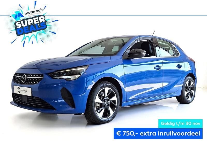 Blauw Gebruikt 2023 Opel Corsa-e Elegance Hatchback | € 18.945 (Eerlijke prijs) - Afbeelding 1/4