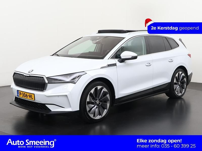 Wit Gebruikt 2020 Skoda Enyaq iV SUV | € 29.690 (Eerlijke prijs) - Afbeelding 1/4