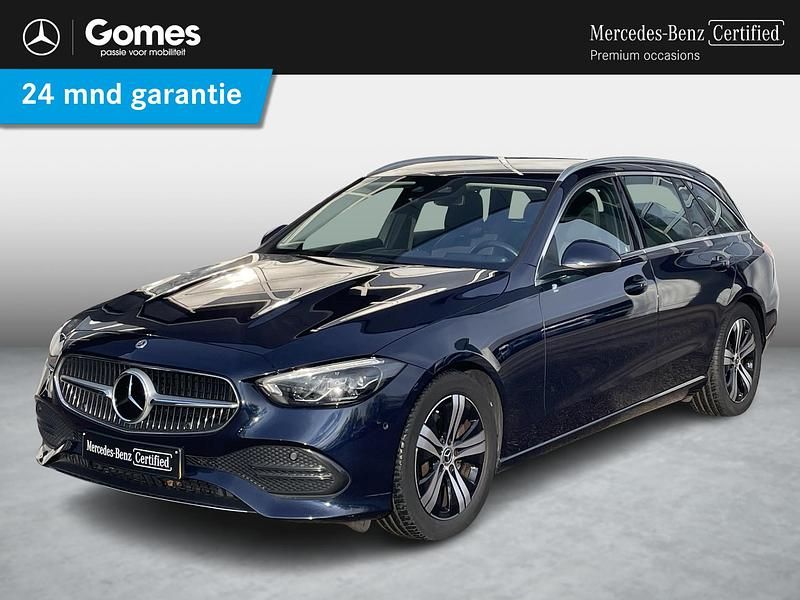 Blauw Occasion 2021 Mercedes C200 Luxury Stationwagen | € 35.950 (Iets duurder) - Afbeelding 1/4