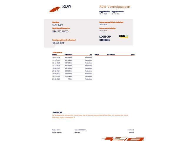 Blauw Occasion 2020 Kia Picanto Hatchback | € 12.490 (Eerlijke prijs) - Afbeelding 1/1