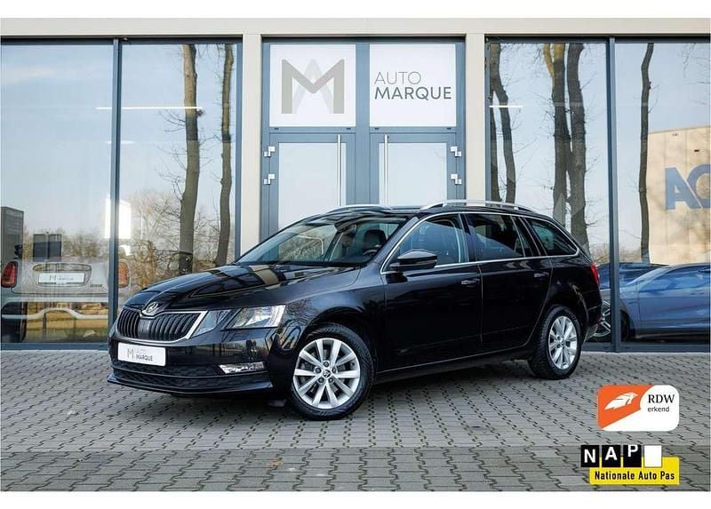 Zwart Gebruikt 2019 Skoda Octavia Business Line Stationwagen | € 12.995 (Goede deal) - Afbeelding 1/4