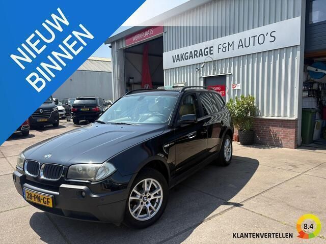 Zwart Gebruikt 2004 BMW X3 Executive SUV | € 6.950 (Duur) - Afbeelding 1/4