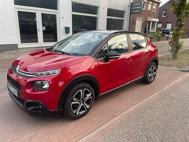 Rood Gebruikt 2018 Citroën C3 Feel Hatchback | € 8.950 (Eerlijke prijs) - Afbeelding 1/4