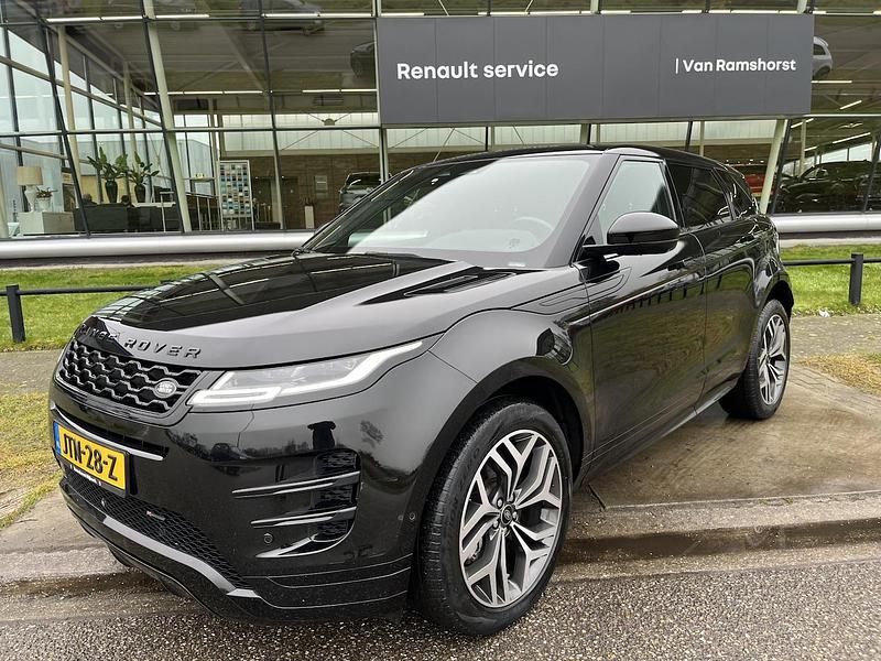 Zwart Occasion 2021 Land Rover Range Rover evoque R-Dynamic SUV | € 35.950 (Super prijs) - Afbeelding 1/3