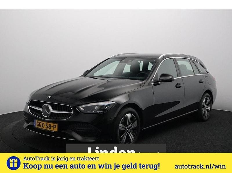 Zwart Gebruikt 2022 Mercedes C300 AMG line Stationwagen | € 31.950 (Super prijs) - Afbeelding 1/4