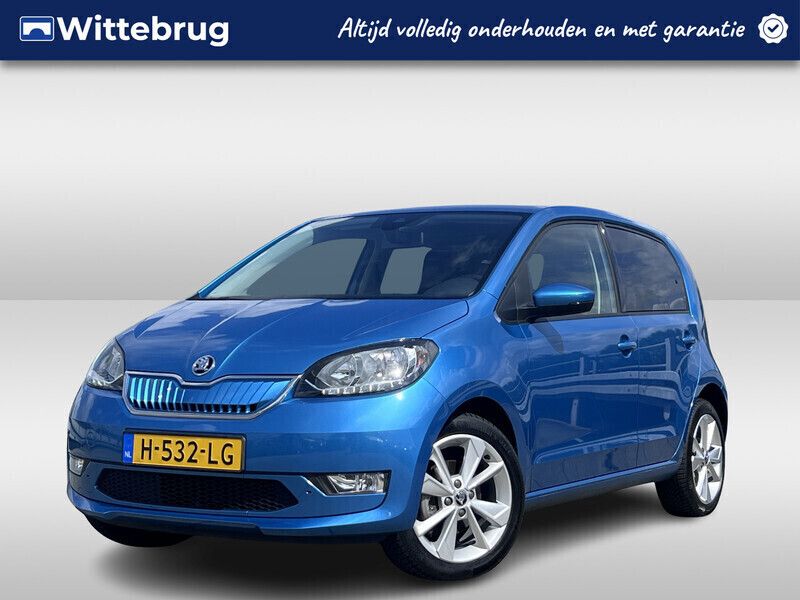 Blauw, metallic lak Gebruikt 2020 Skoda Citigo-e IV Style Hatchback | € 12.725 (Eerlijke prijs) - Afbeelding 1/4