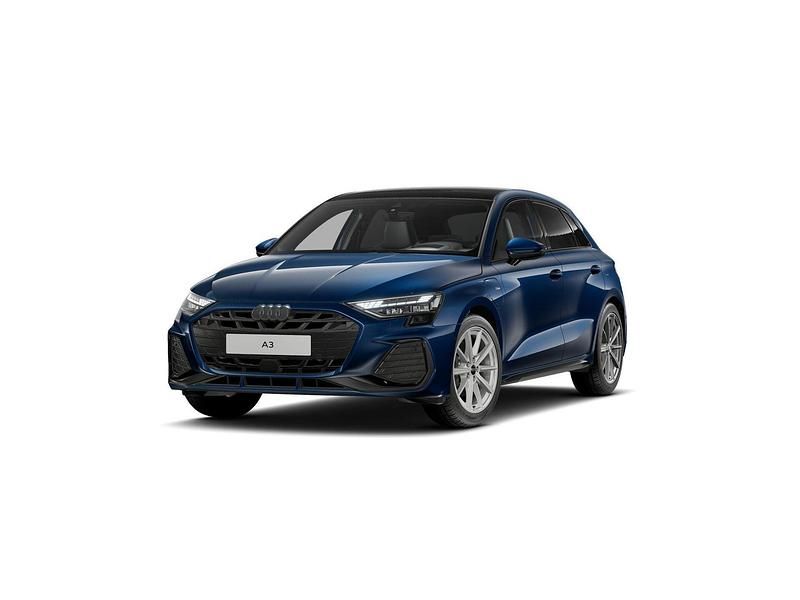 Ascariblauw metallic Occasion 2025 Audi A3 Sportback e-tron Ambiente Hatchback | € 46.900 - Afbeelding 1/4