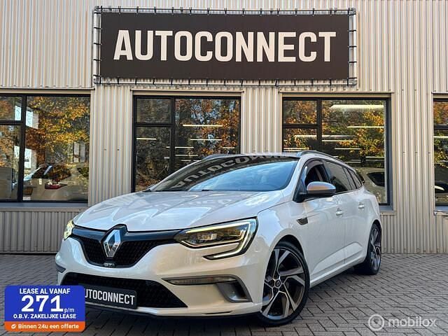 Wit Gebruikt 2017 Renault Mégane GrandTour GT Stationwagen | € 16.750 (Goede deal) - Afbeelding 1/4