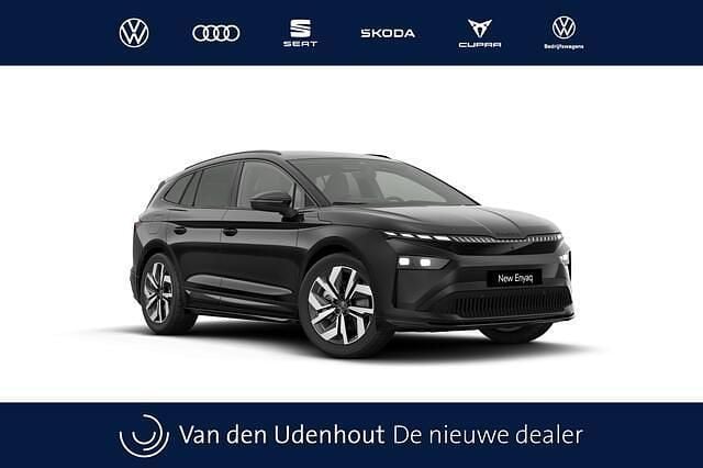 Zwart Nieuw 2025 Skoda Enyaq iV SportLine SUV | € 51.770 (Goede deal) - Afbeelding 1/4