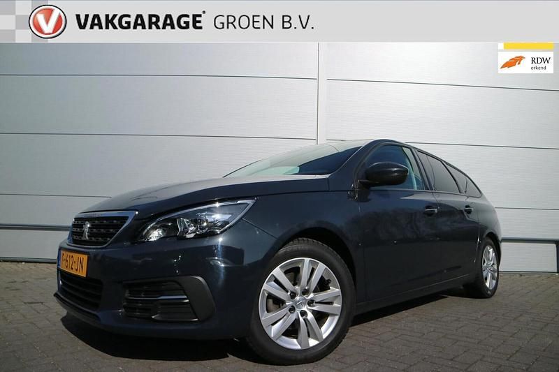 Grijs Gebruikt 2019 Peugeot 308 Business-Line Stationwagen | € 10.950 (Eerlijke prijs) - Afbeelding 1/4