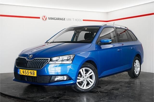 Blauw Gebruikt 2021 Skoda Fabia Ambition Stationwagen | € 12.944 (Eerlijke prijs) - Afbeelding 1/4