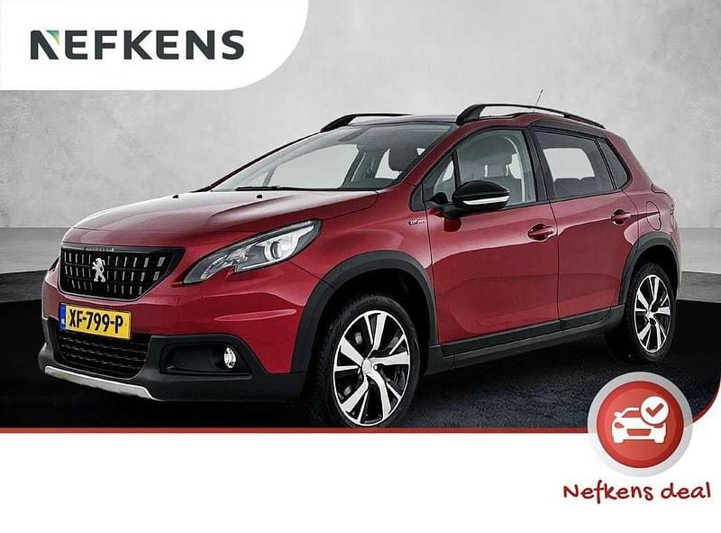 Rood Gebruikt 2019 Peugeot 2008 GT-line SUV | € 12.725 (Goede deal) - Afbeelding 1/3