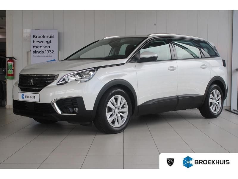 Wit Gebruikt 2018 Peugeot 5008 MPV | € 17.945 (Goede deal) - Afbeelding 1/4