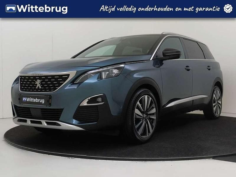 Groen, metallic lak Gebruikt 2019 Peugeot 5008 GT-line MPV | € 21.425 (Iets duurder) - Afbeelding 1/3