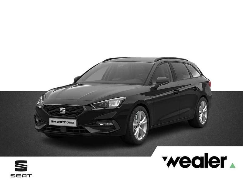 Zwart Nieuw 2025 Seat Leon Business Stationwagen | € 42.141 (Iets duurder) - Afbeelding 1/1