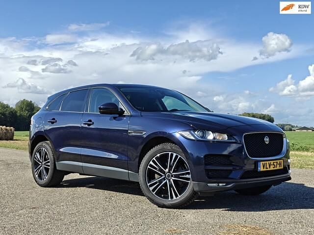 Blauw Gebruikt 2019 Jaguar F-Pace SUV | € 19.950 (Eerlijke prijs) - Afbeelding 1/4