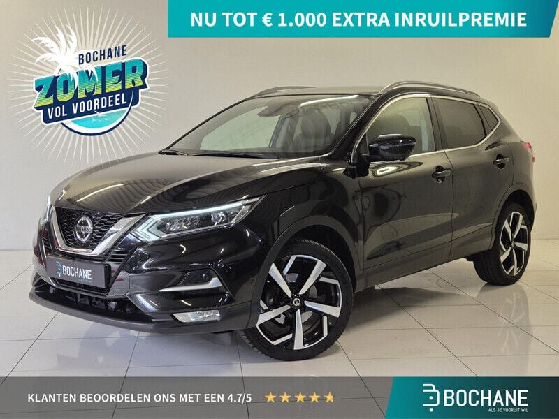Zwart Gebruikt 2019 Nissan Qashqai Tekna SUV | € 21.545 (Eerlijke prijs) - Afbeelding 1/4
