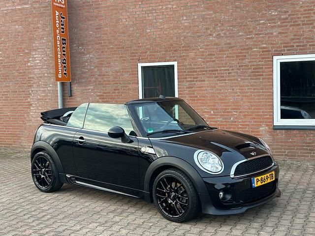 Zwart (metallic) Occasion 2015 Mini John Cooper Works Cabriolet Cabriolet | € 15.400 - Afbeelding 1/4