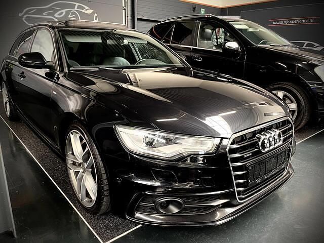 Occasion Audi A6 S-Line 313 PK (230 kW) 2012 Zwart (metallic) Stationwagen