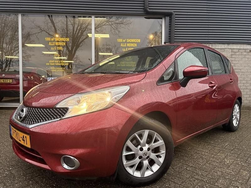 Rood Gebruikt 2014 Nissan Note MPV | € 7.750 (Eerlijke prijs) - Afbeelding 1/4