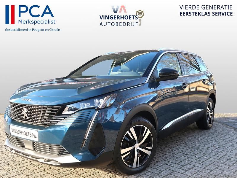 Blauw Gebruikt 2021 Peugeot 5008 GTi SUV | € 22.900 (Eerlijke prijs) - Afbeelding 1/4