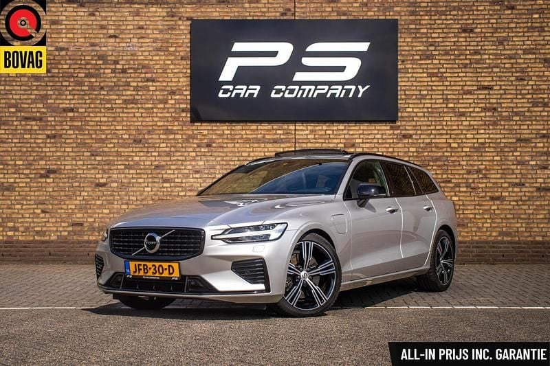 Grijs Gebruikt 2021 Volvo V60 R-Design Stationwagen | € 36.700 (Eerlijke prijs) - Afbeelding 1/4