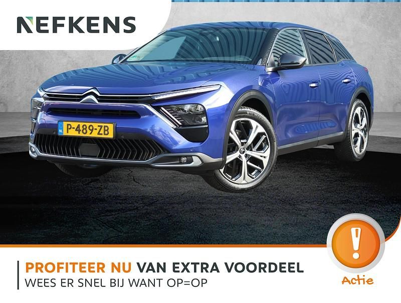 Blauw Gebruikt 2022 Citroën C5 X Feel Stationwagen | € 22.400 (Eerlijke prijs) - Afbeelding 1/4