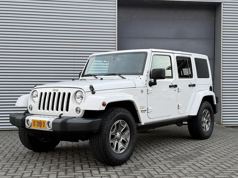 Wit Occasion 2014 Jeep Wrangler Sahara SUV | € 36.999 (Eerlijke prijs) - Afbeelding 1/4