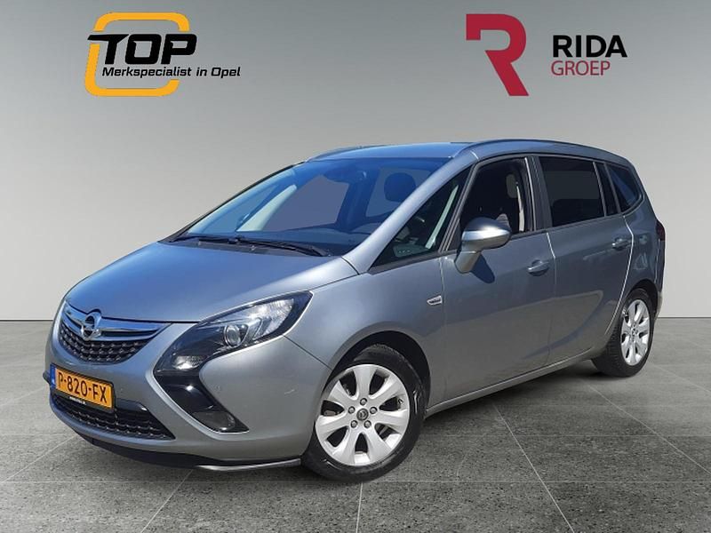 Grijs Gebruikt 2015 Opel Zafira Tourer Cosmo MPV | € 10.445 (Eerlijke prijs) - Afbeelding 1/4