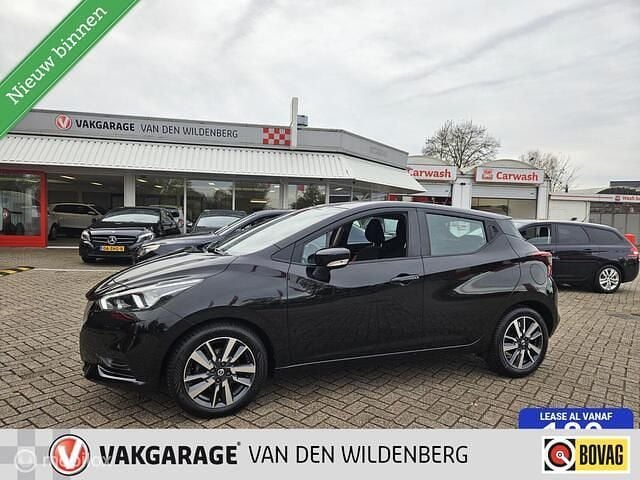 Zwart Gebruikt 2018 Nissan Micra Hatchback | € 10.950 (Iets duurder) - Afbeelding 1/4