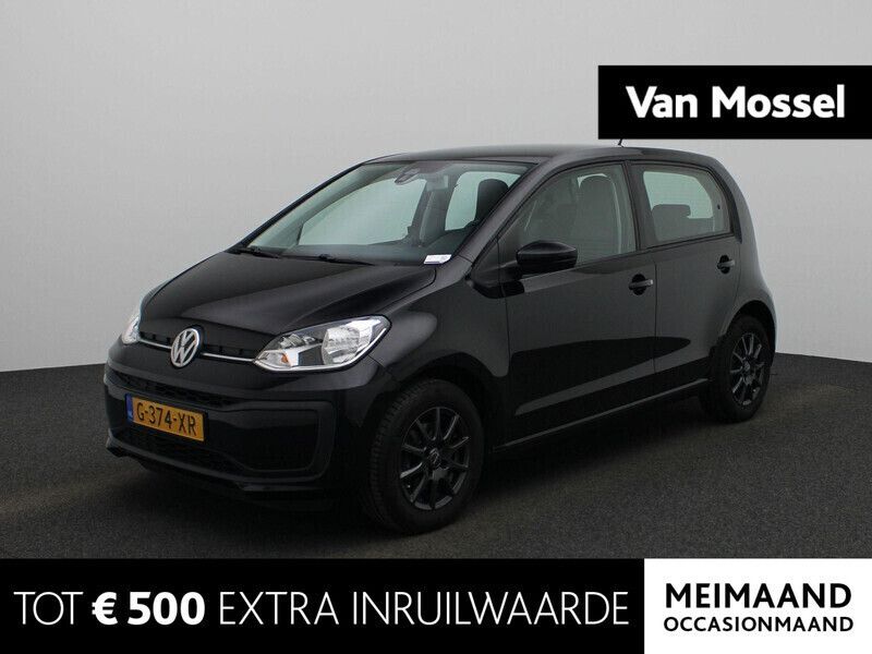 Zwart Gebruikt 2020 VW up! move up! Hatchback | € 9.400 (Goede deal) - Afbeelding 1/4