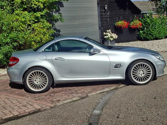 Occasion Mercedes SLK200 Prestige 184 PK (135 kW) 2009 Zilver (metallic) Cabriolet